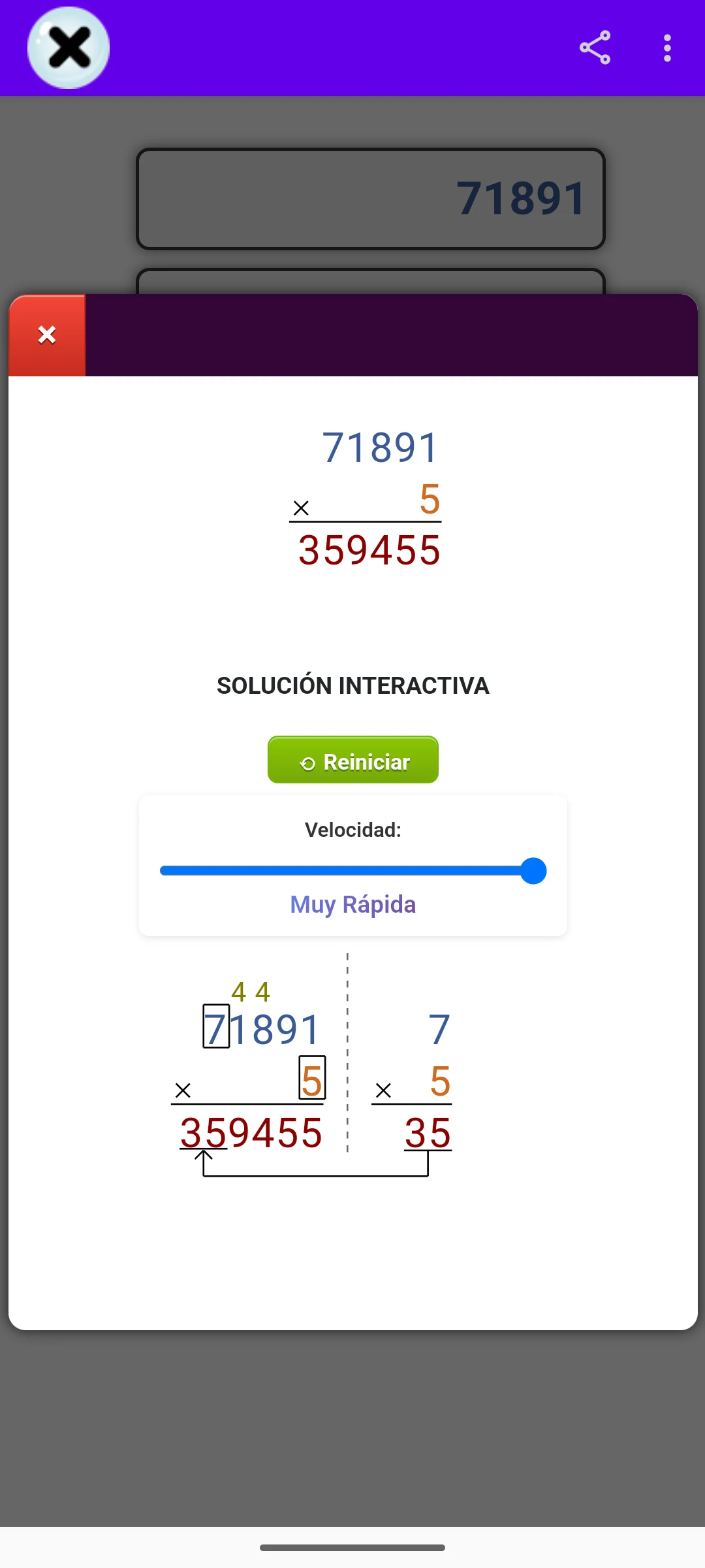 Multiplicaciones screenshot