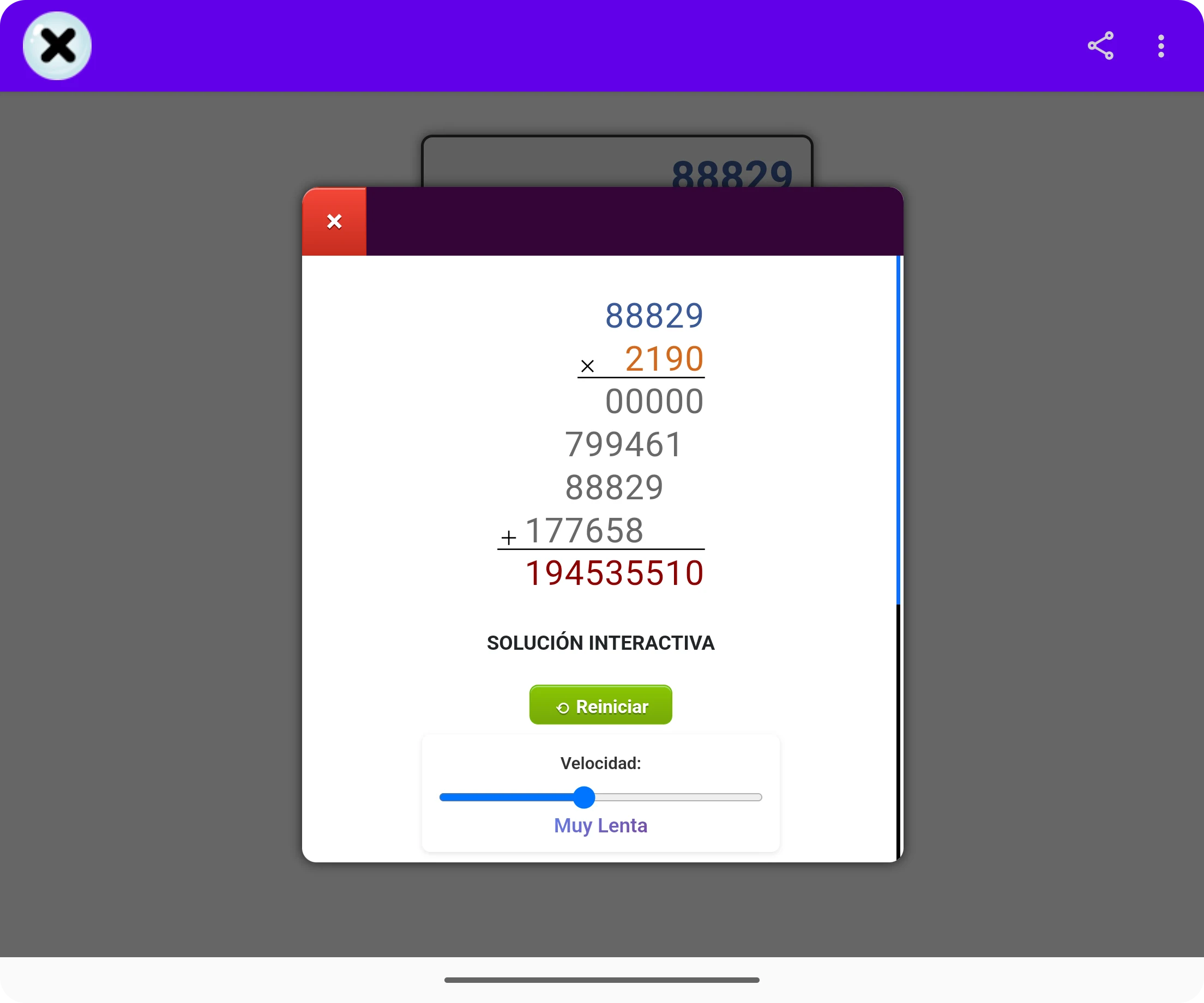 Multiplicaciones screenshot
