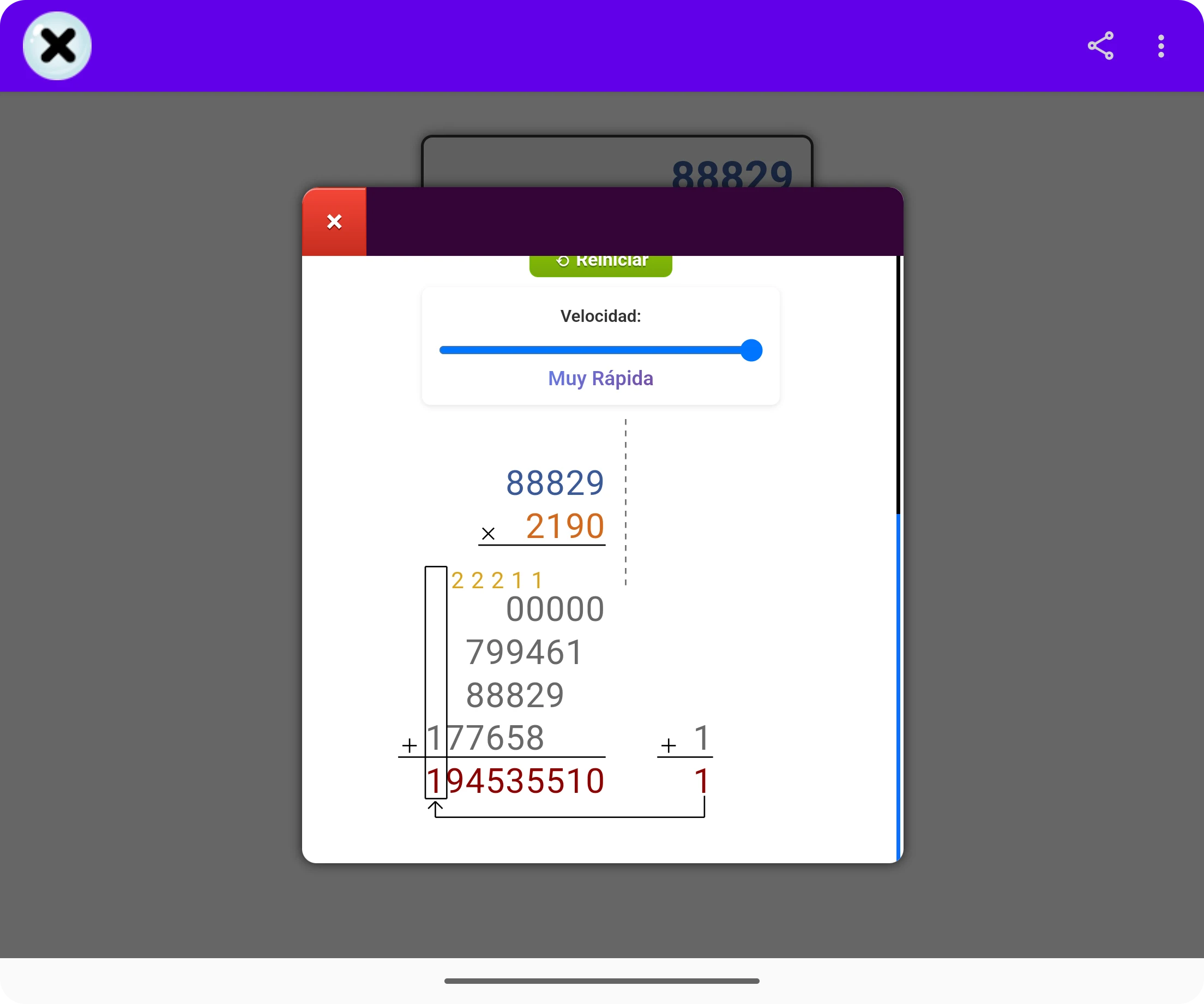 Multiplicaciones screenshot