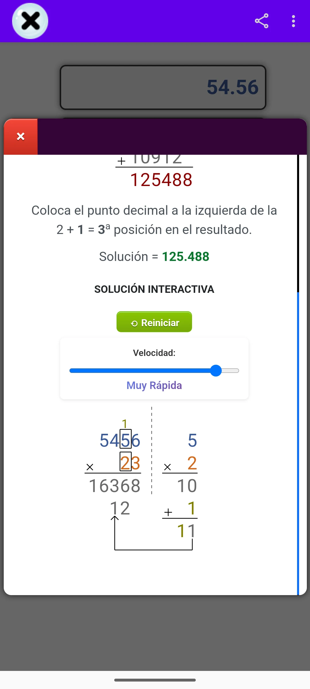 Multiplicaciones screenshot