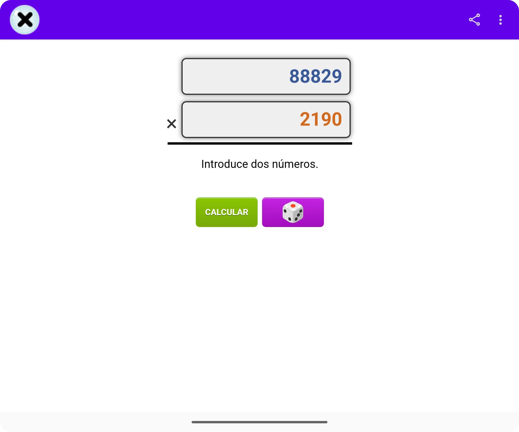 Multiplicaciones screenshot